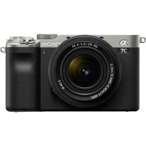 Sony a7C Mirrorless Camera with 28-60mm Lens (Silver) Package