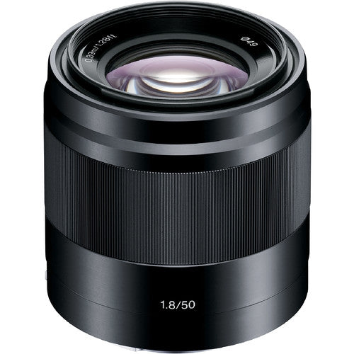 Sony E 50mm f/1.8 OSS Lens (Black) Package