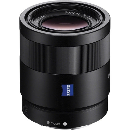 Sony Sonnar T* FE 55mm f/1.8 ZA Lens (Sony E) Package