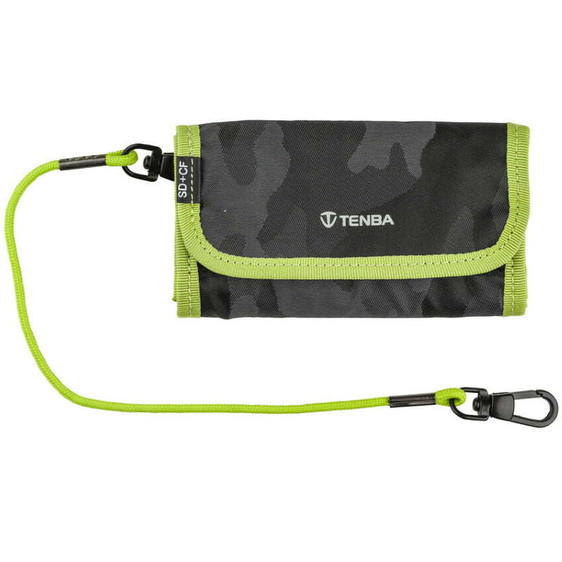 Buy Tenba reload sd6+cf6 card wallet - lime/camouflage